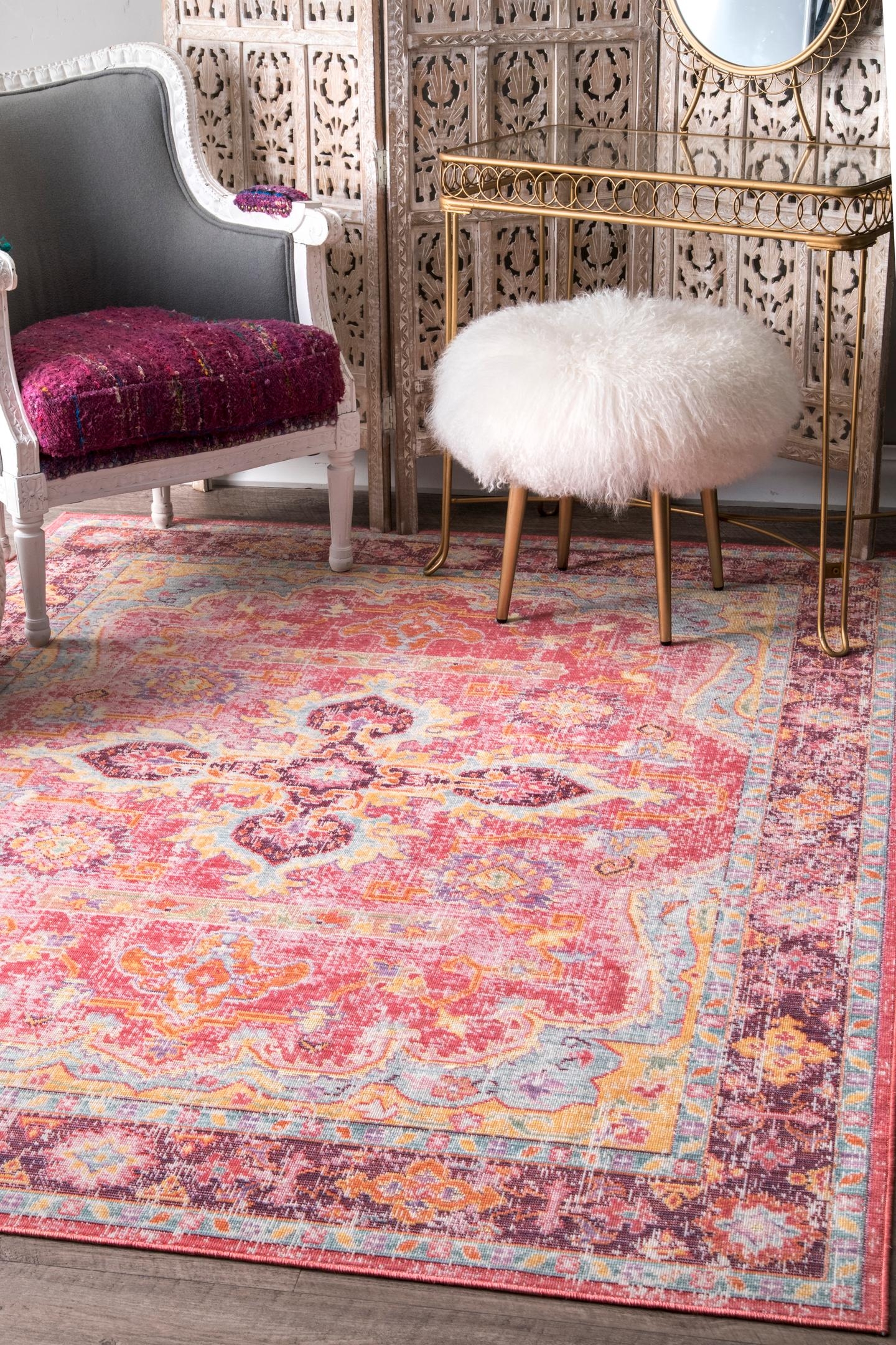 Vintage Anneliese Rug Area Rug - Image 1