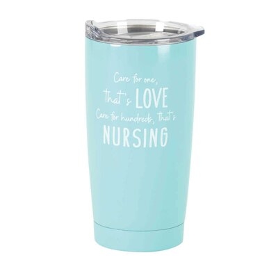 Tumbler Nurse Care For One Ss Teal 20 Oz - Image 0