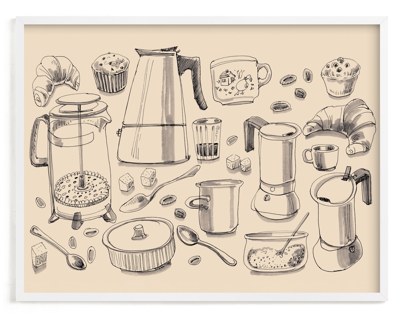 Breakfast With Coffee Limited Edition Fine Art Print 2 - Image 0