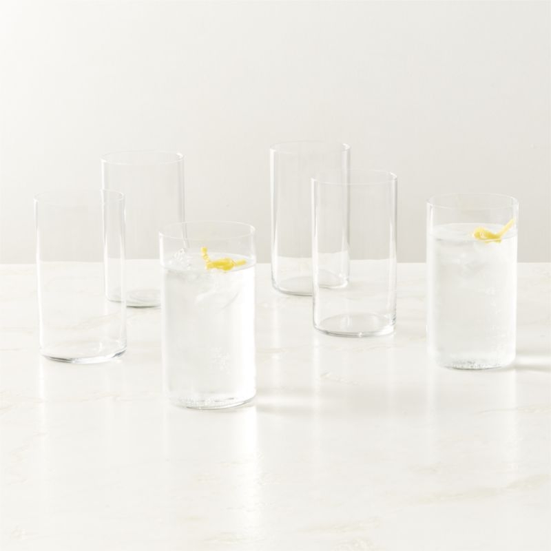 Boaz Clear Cooler Glasses Set of 6 - Image 2