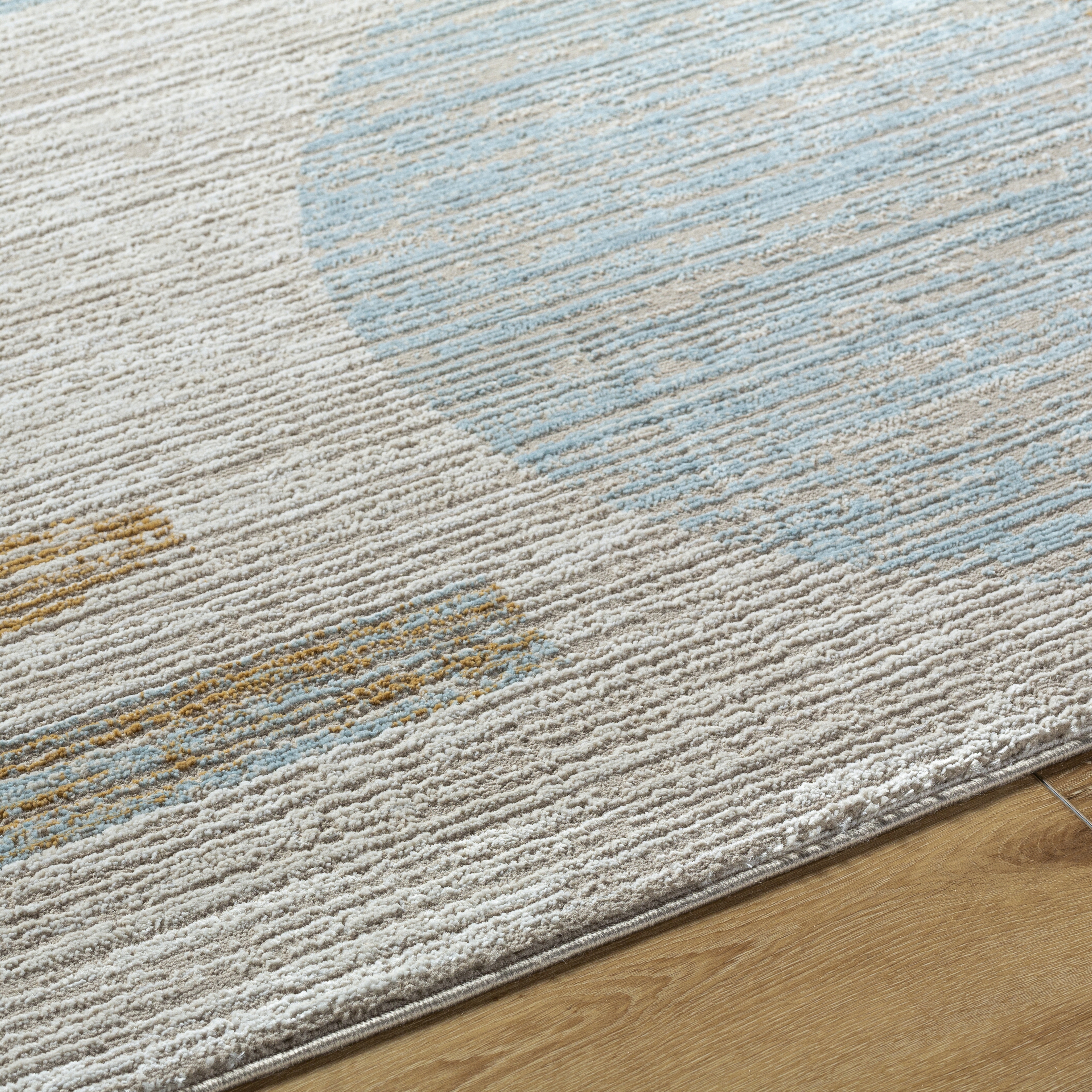 Allegro Beige Indoor 7'10" x 10' Machine Woven Rug - Image 3