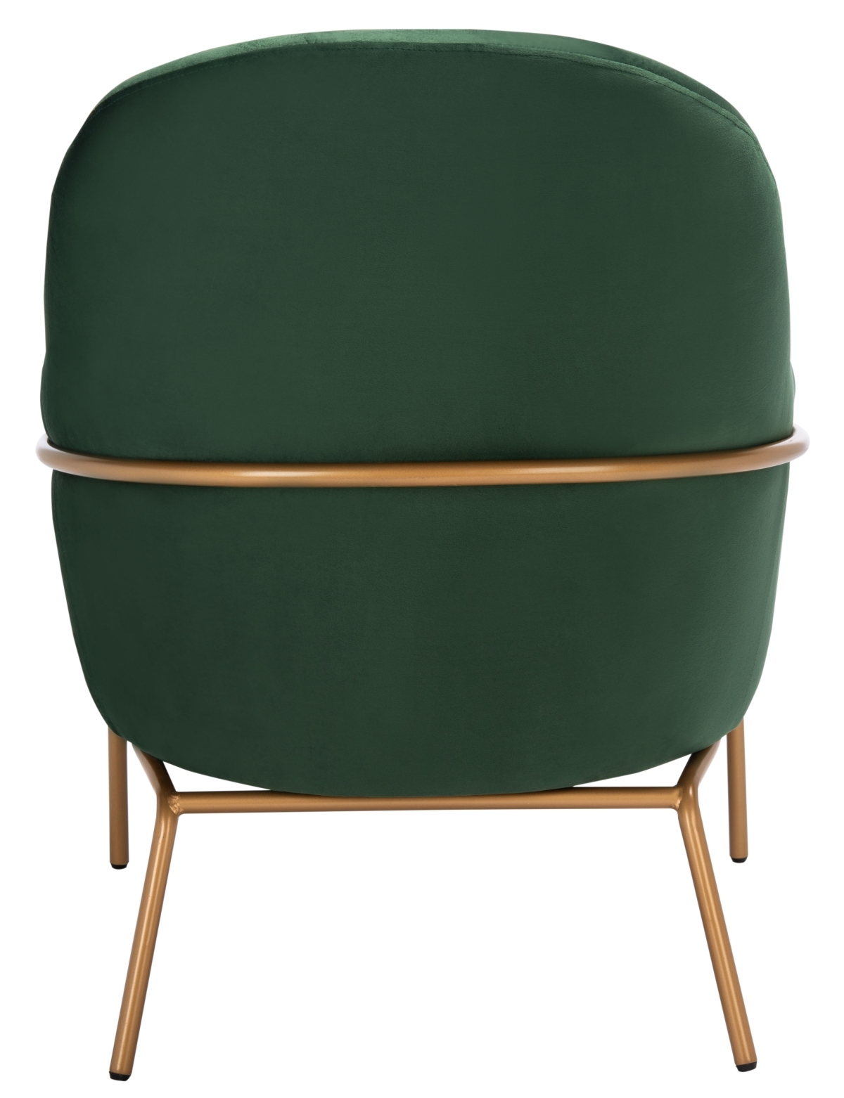 Eleazer Velvet Accent Chair - Malachite Green / Gold - Safavieh - Image 7