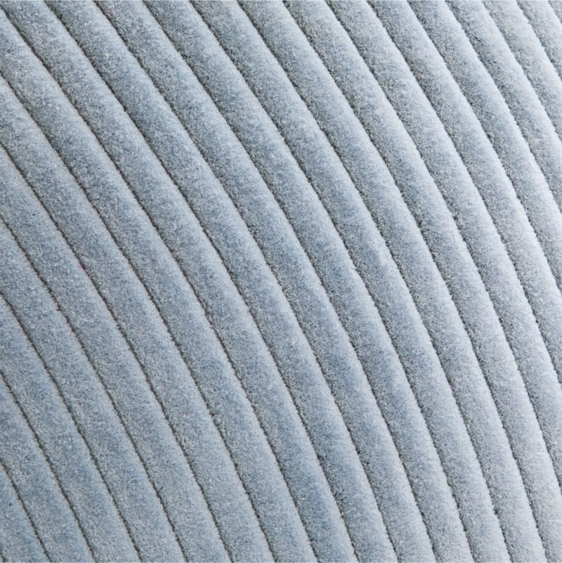 Bay Blue Large 40" Organic Cotton Corduroy Kids Lounge Bean Bag Chair - Image 2