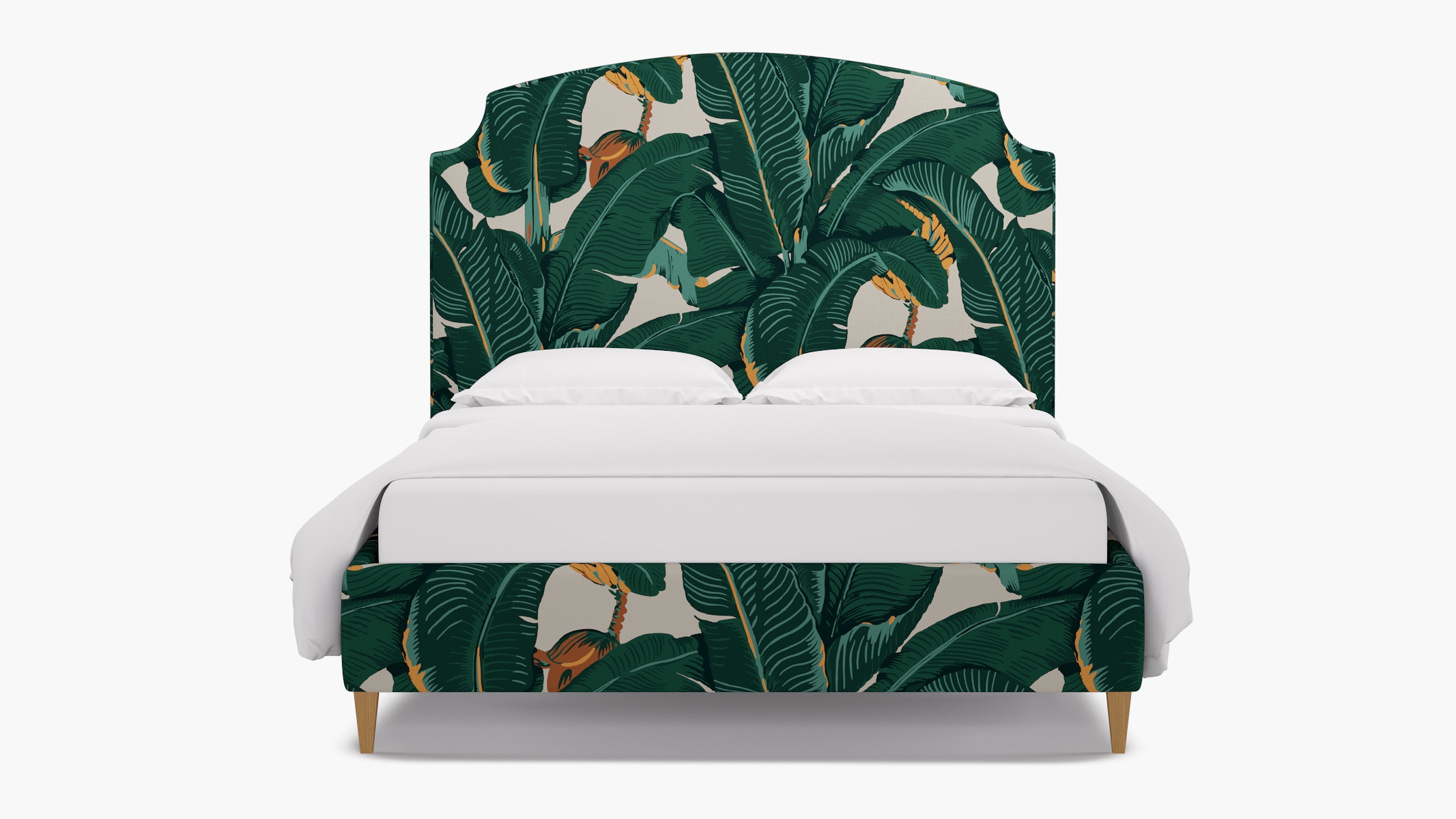 Cove Bed, Martinique®®, Natural Square Tapered Leg, Queen - Image 0