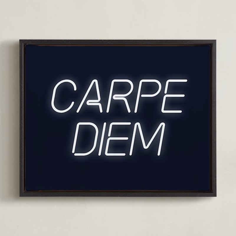 Neon Carpe Diem Open Edition Fine Art Print - Image 0