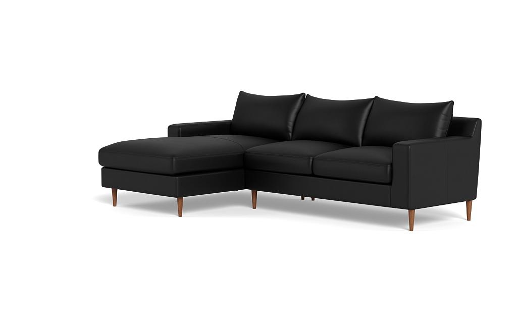 Sloan Leather Left Chaise Sectional - Image 2