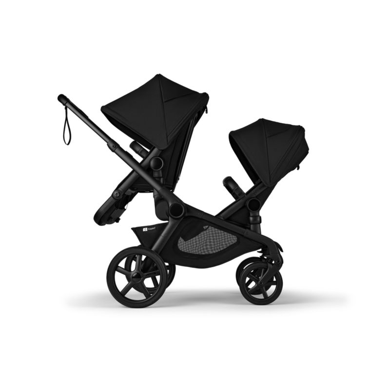 Bugaboo Kangaroo Complete Baby Stroller Midnight Black Sibling Seat - Image 5