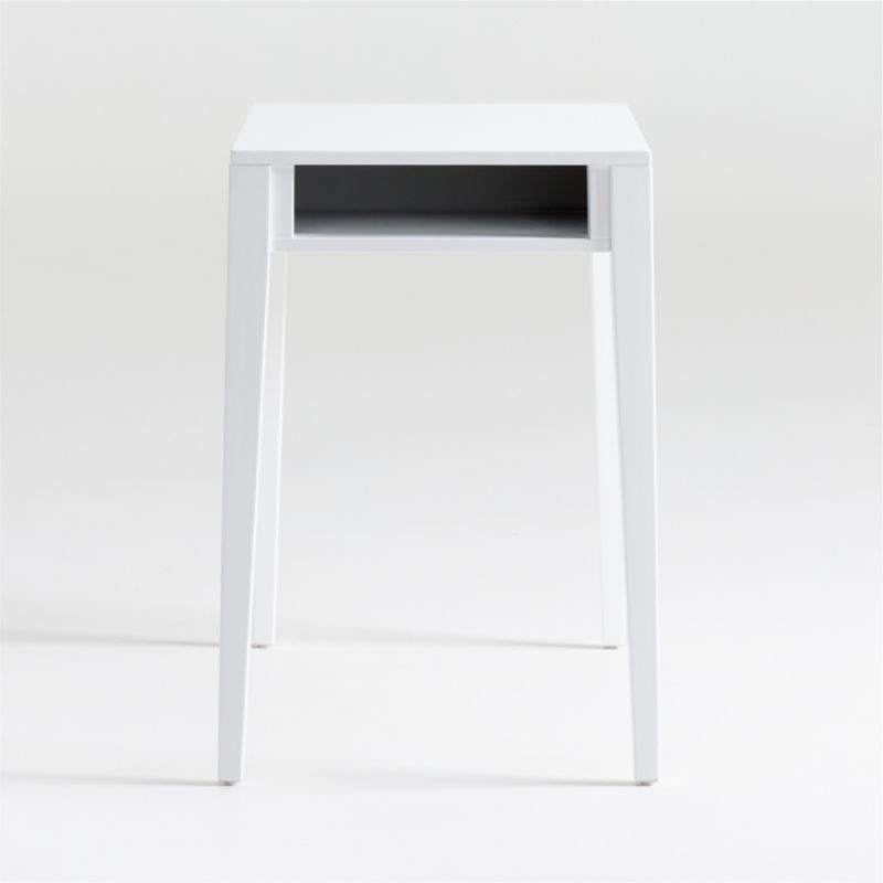 Atticus White Desk with Power - Image 4