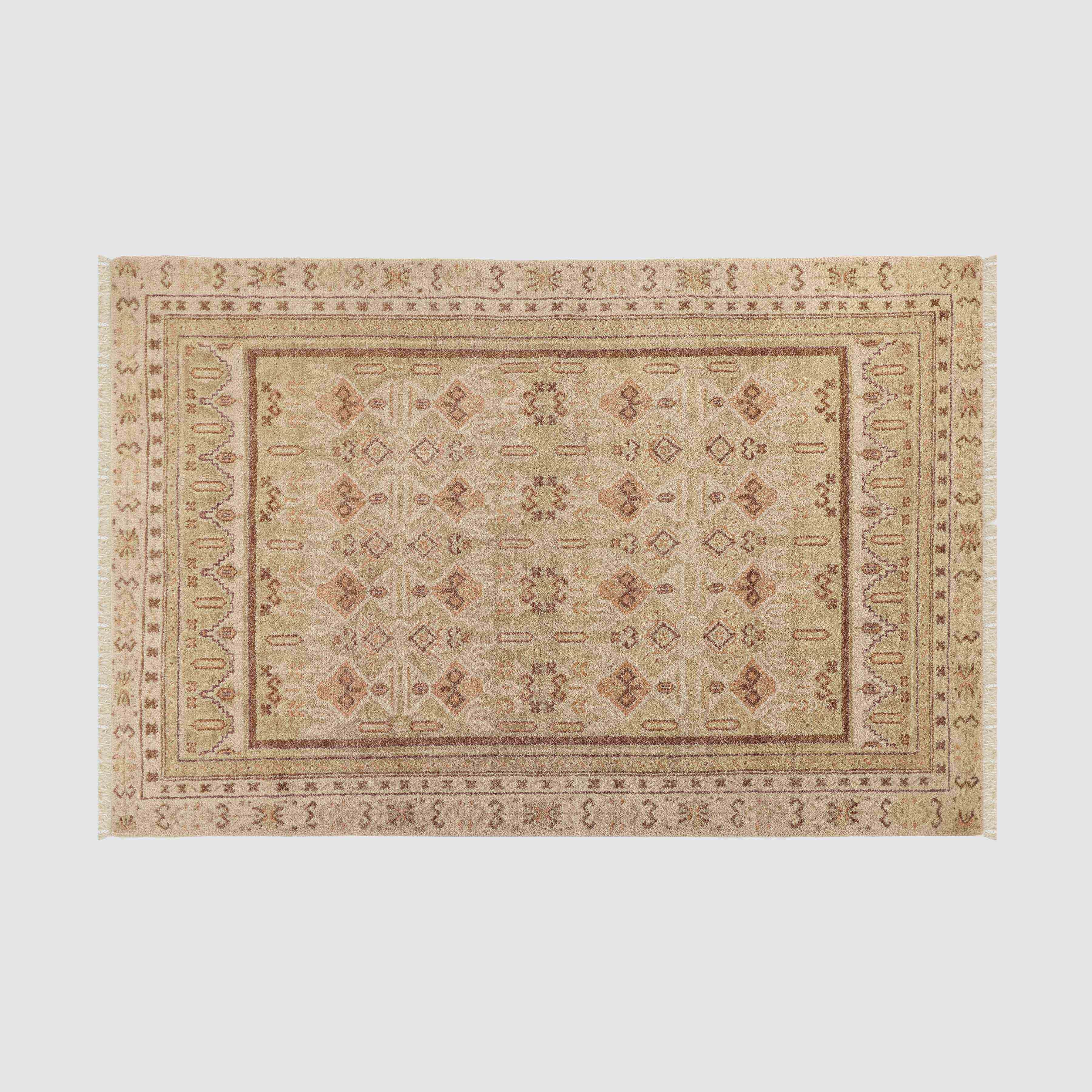 The Citizenry Evelyn Hand-Knotted Area Rug | 8' x 10' | Rose - Image 4