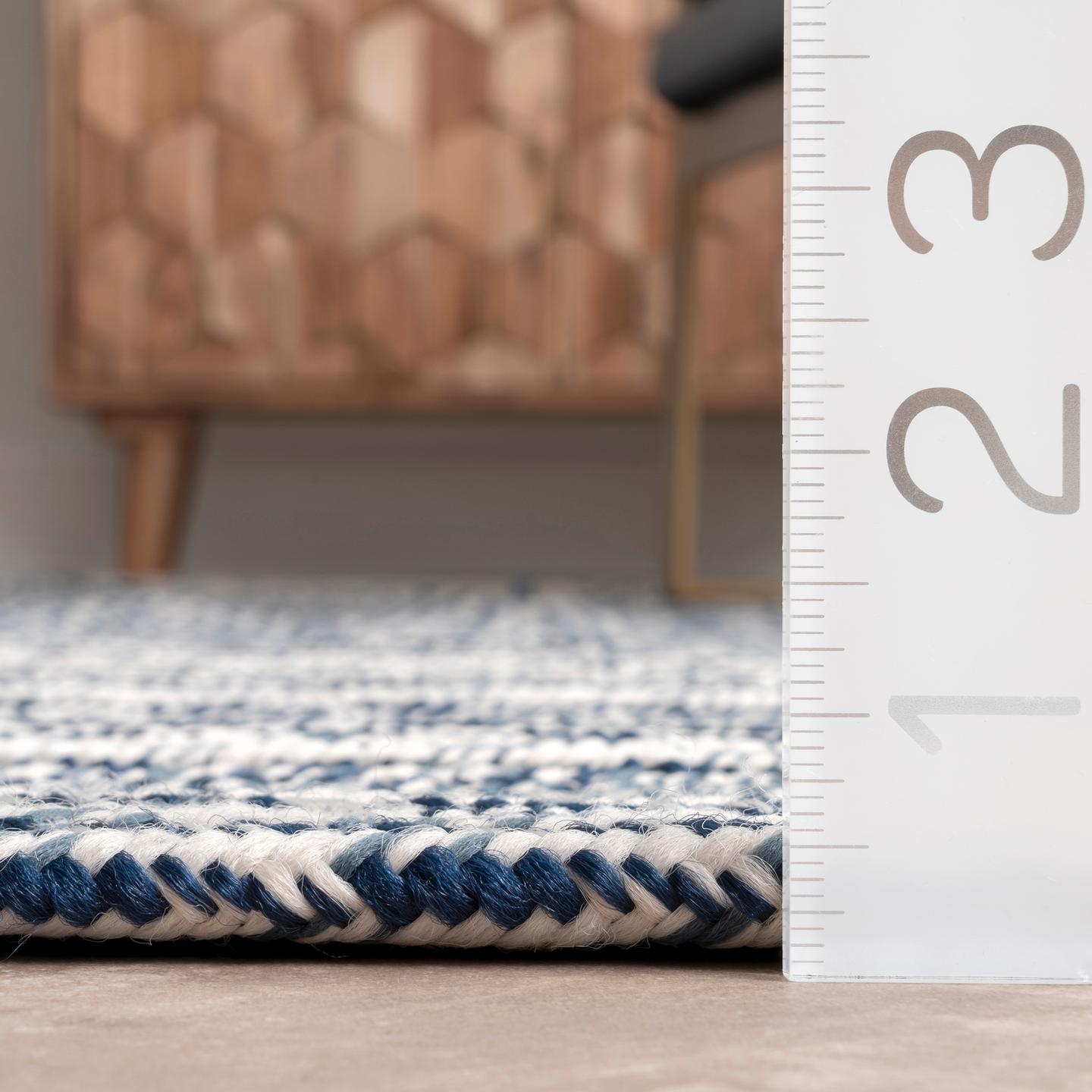 Rowan Braided Texture Indoor/Outdoor Area Rug - Image 5
