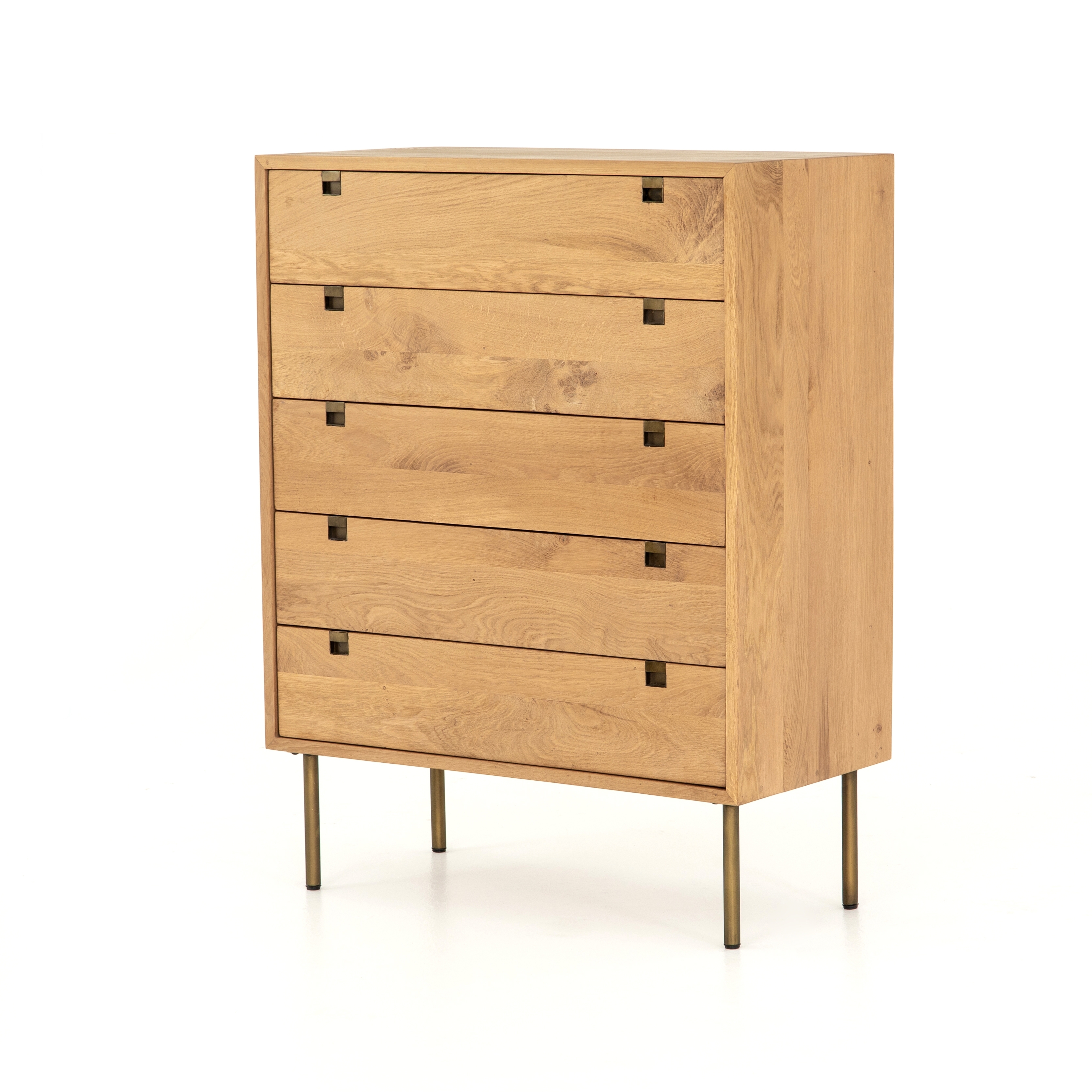 Carlisle 5 Drawer Dresser-Natural Oak - Image 0