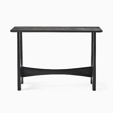 Tanner Solid Wood Collection Black Console Table - Image 1