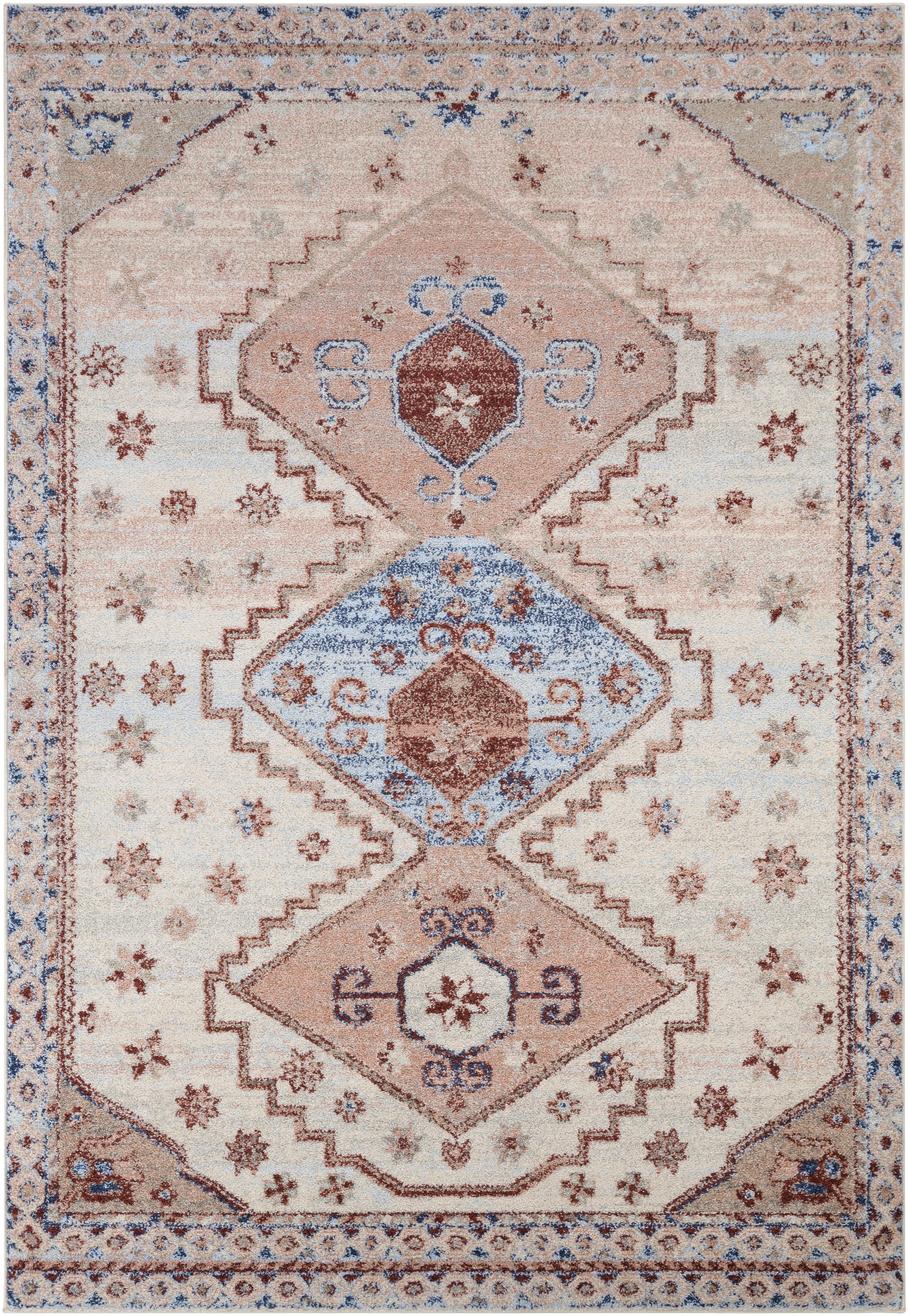 Murat Beige Indoor 5'3" x 7'3" Machine Woven Rug - Image 0