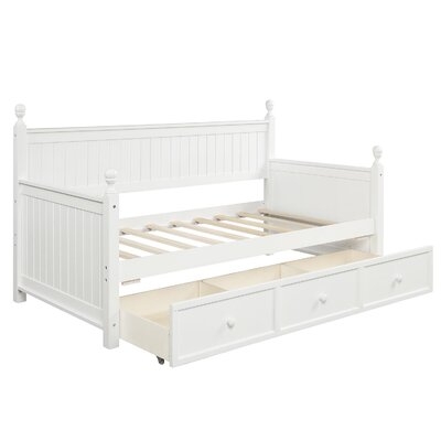 Ostia Wood Daybed With Three Drawers - Image 0