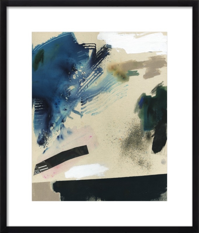 Identity by Karina Bania for Artfully Walls; Contemporary think black frame; With matte - Image 0