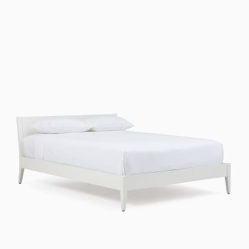 Roan Bed, Queen, White - Image 0