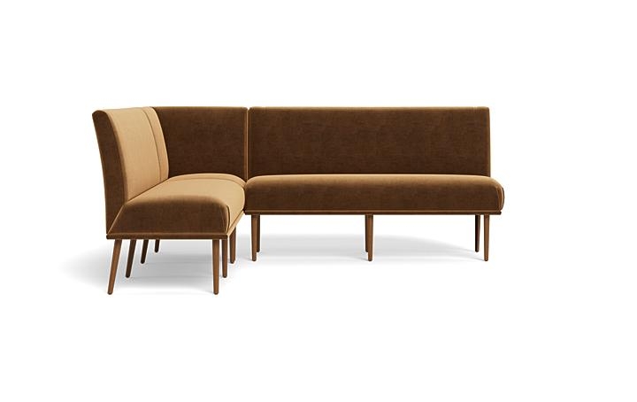 Dorian Upholstered Corner Banquette with Tufting Option - Image 0