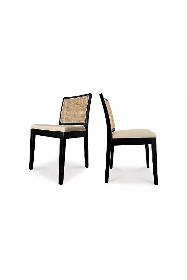 Orville Elm Wood Dining Chairs, Set of 2 - Image 0