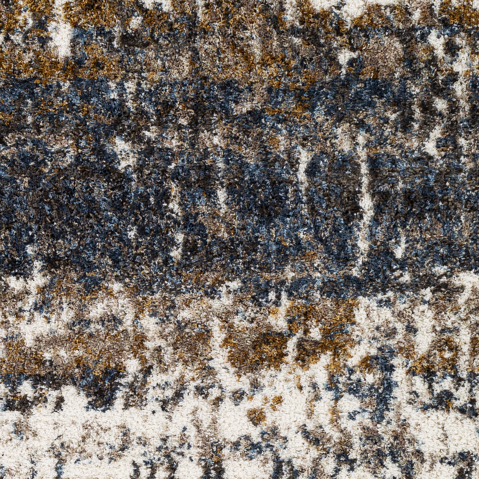 Celestial Shag Brown Indoor 5'3" x 7' Machine Woven Rug - Image 5