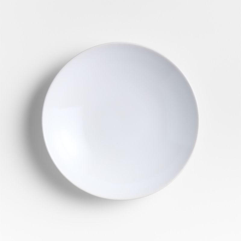 Craft White Stoneware Coupe Salad Plates, Set of 8 - Image 1