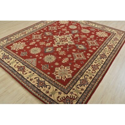 One-of-a-Kind Hetherington Hand-Knotted Red/Beige 8'2" x 9'7" Wool Area Rug - Image 0