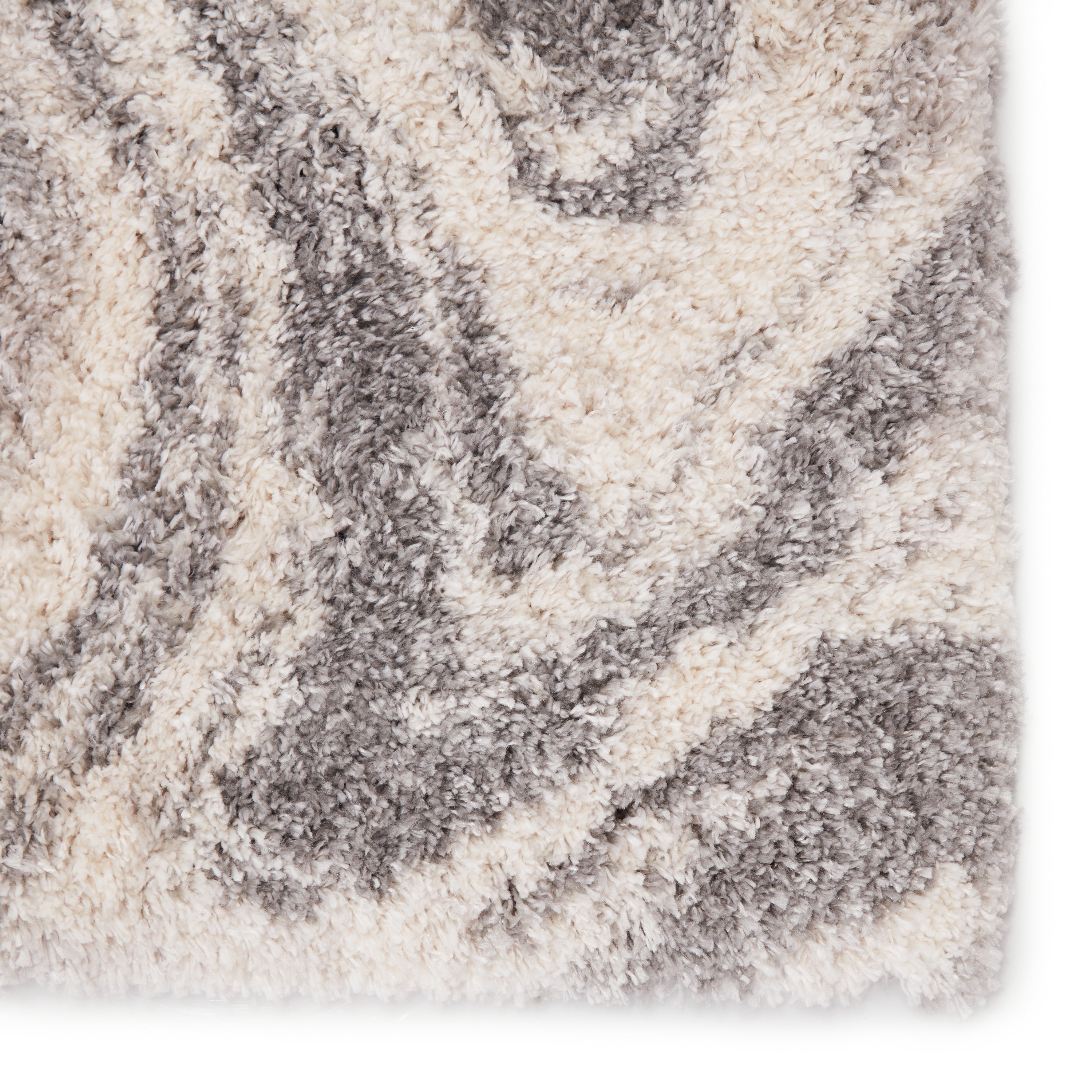 Crescendo Abstract Gray/ Ivory Area Rug (10'2"X14'1") - Image 3