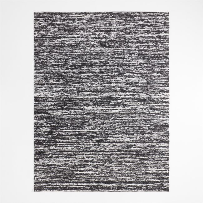 Chicago Performance Flatweave Handwoven Charcoal Grey Area Rug 10'x14' - Image 0