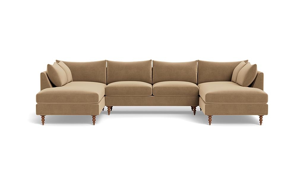 Sloan 3-Piece U-Bumper Sectional - Image 0