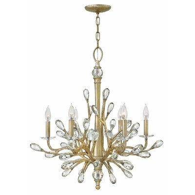Eve 6-Light Candle Style Classic / Traditional Chandelier - Image 0