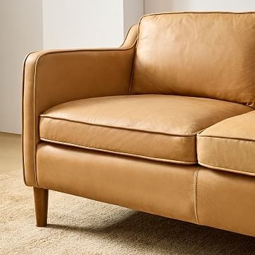 Hamilton Leather 3-Seater Sofa, Burnt Sienna, Charme Leather - Image 3