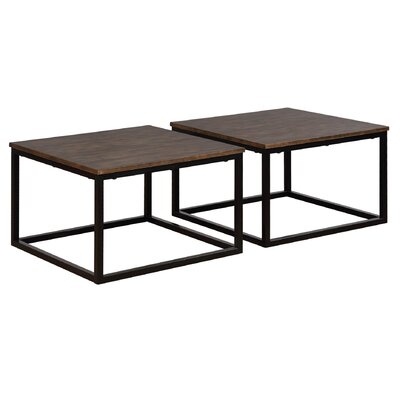 Hensley 2 Piece Square Coffee Table Set - Image 0