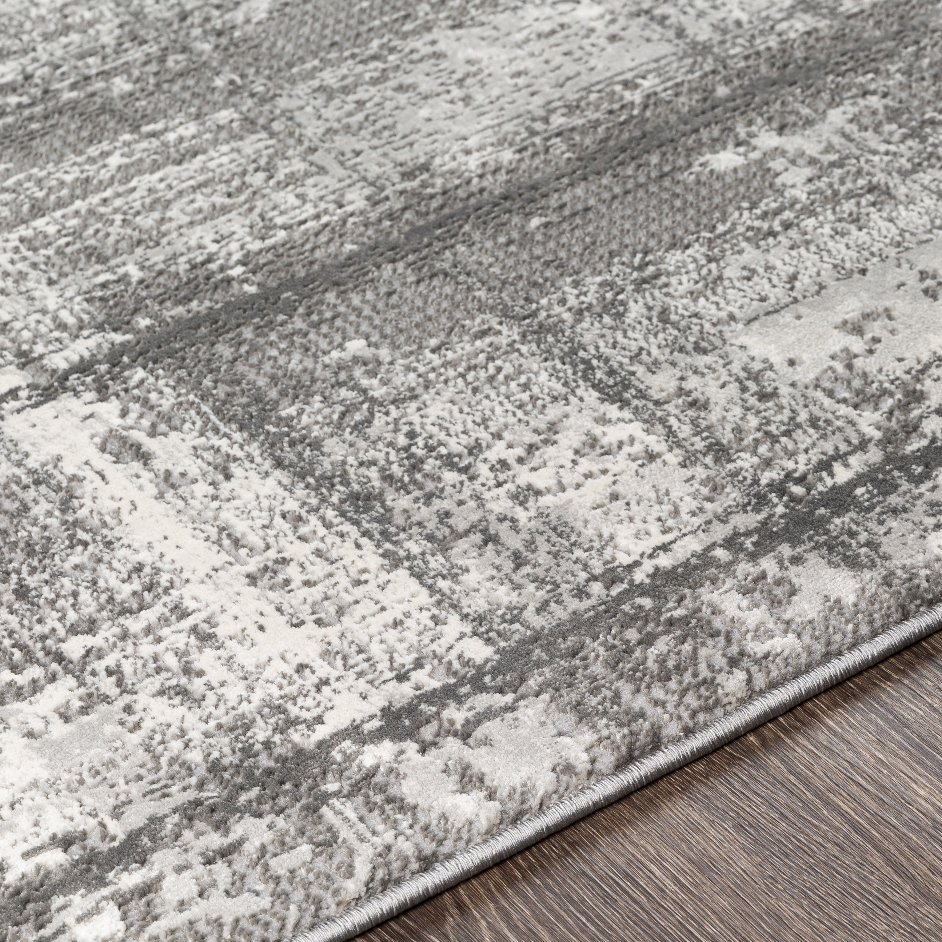 Tibetan Gray Indoor 8'10" x 12'4" Machine Woven Rug - Image 2