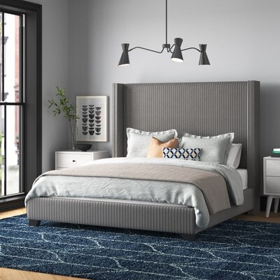 Solon Upholstered Low Profile Standard Bed (queen) - Image 0
