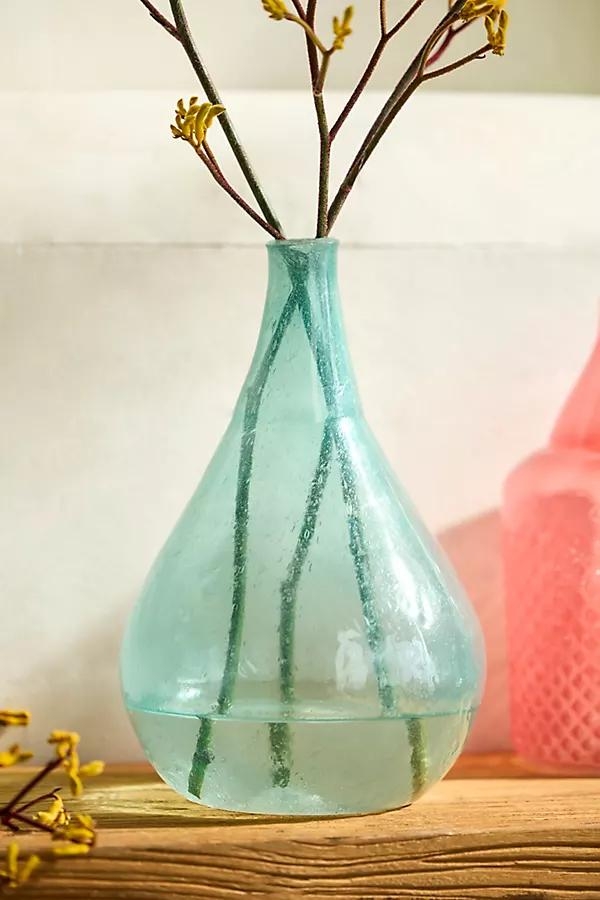 Recycled Glass Vase, Sea - Image 0