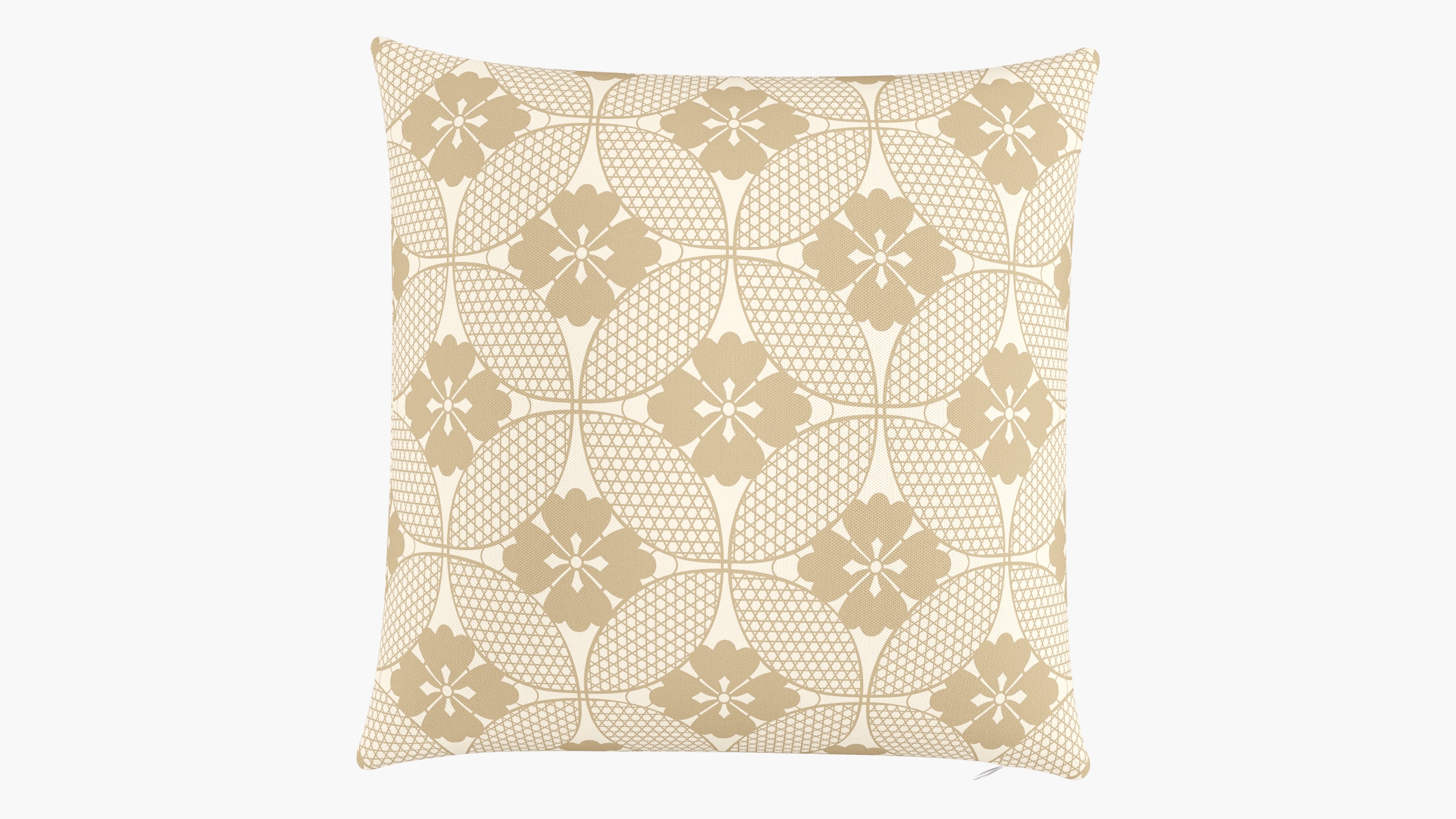 Throw Pillow 22", Rattan Solaire, 22" x 22" - Image 0