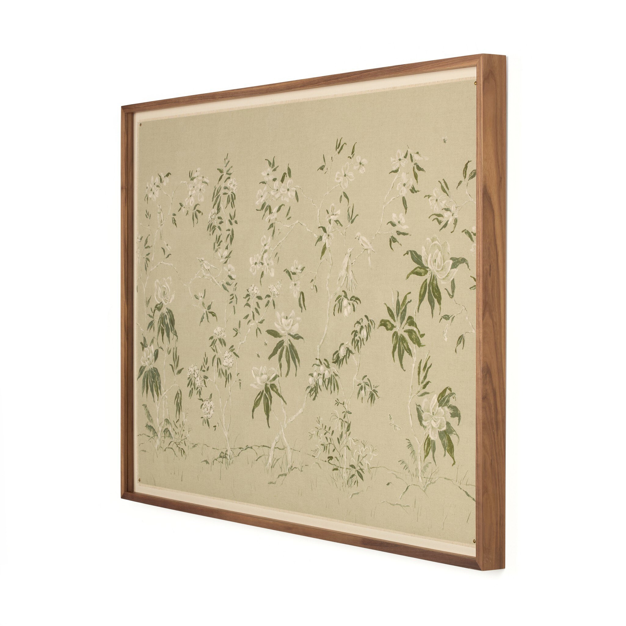 Linen Chinoiserie by Laurel-Dawn Latshaw - Walnut 2.5 - Image 1