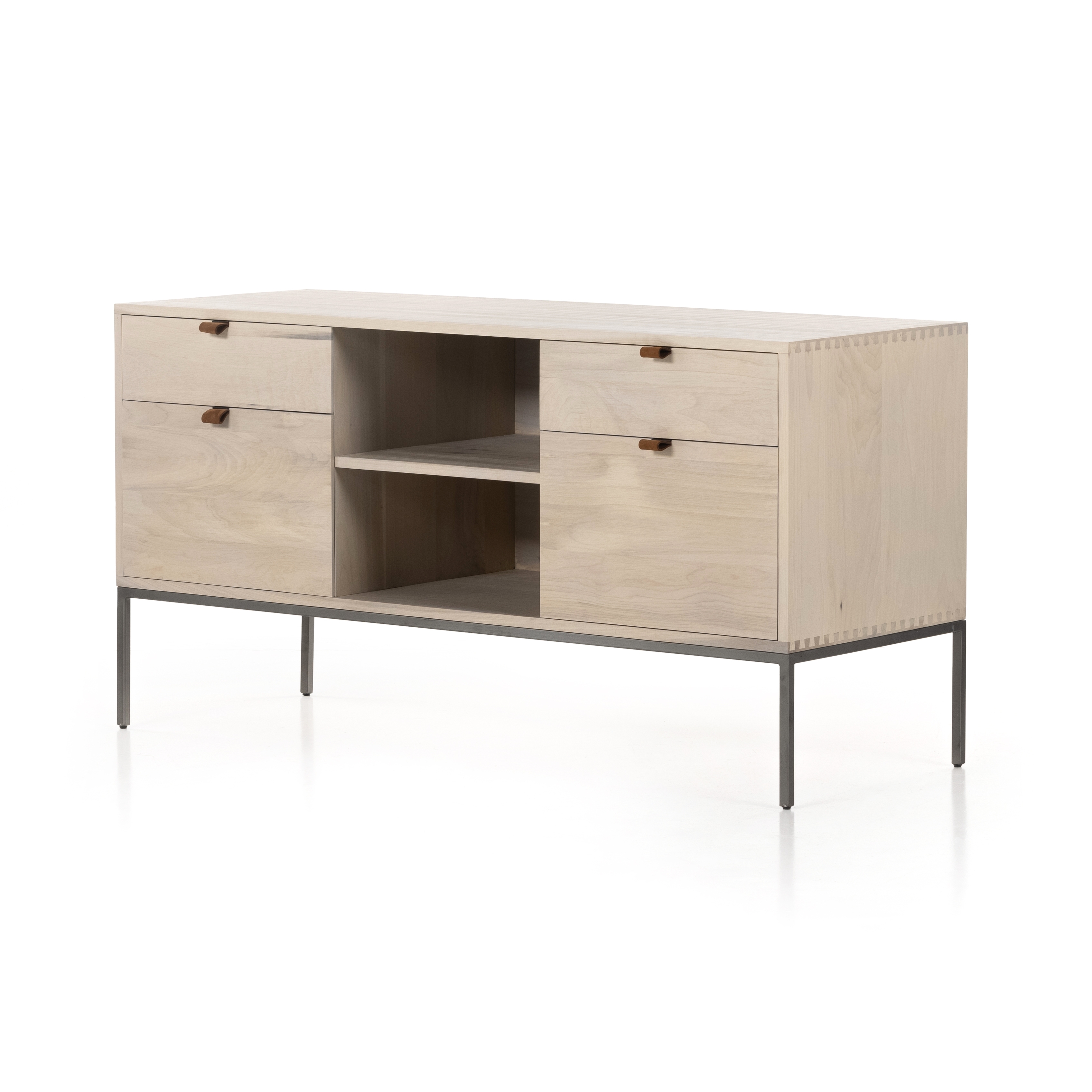 Trey Modular Filing Credenza-Dove Poplar - Image 1