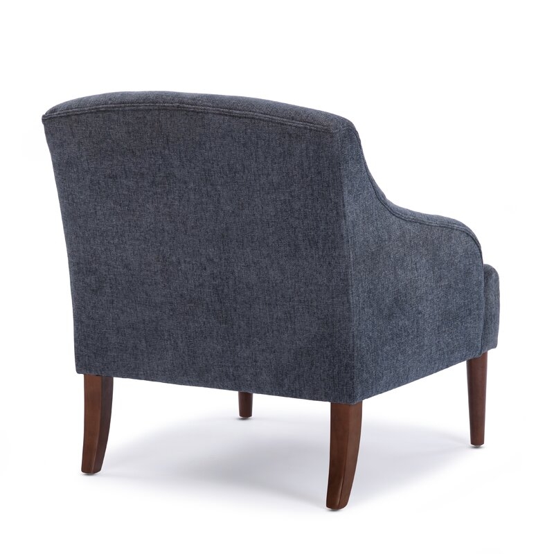 Aubrey 28'' Wide Armchair, Gray Polyester - Image 9