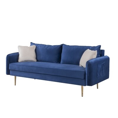 Velvet 70.5'' Square Arm Sofa - Image 0
