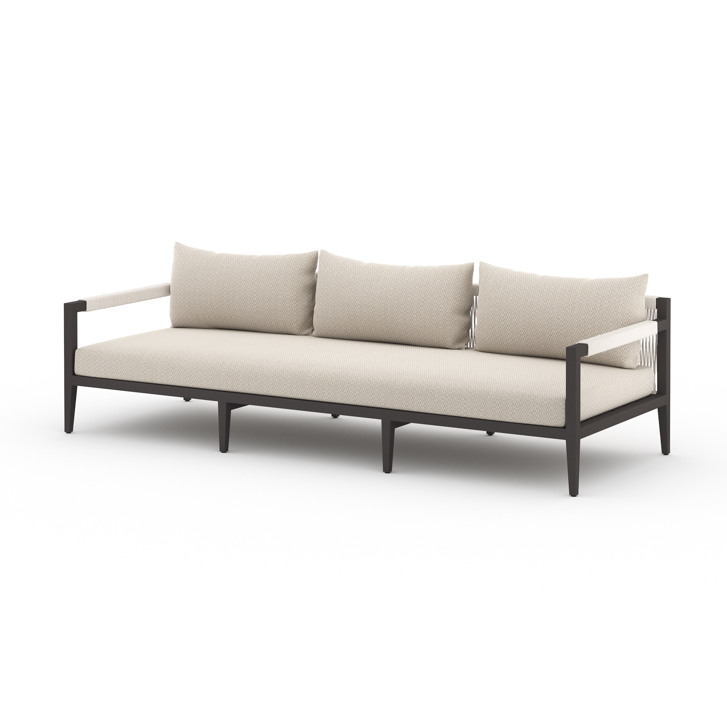 Sherwood Outdoor Sofa-93"-Bronze/Sand - Image 0