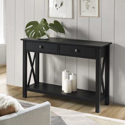 Hambly 42" Solid Wood Console Table - Image 0