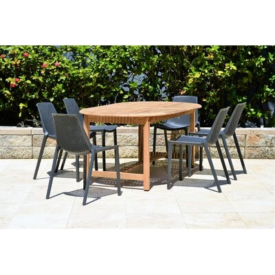 Anautica Oval 6 - Person Dining Set