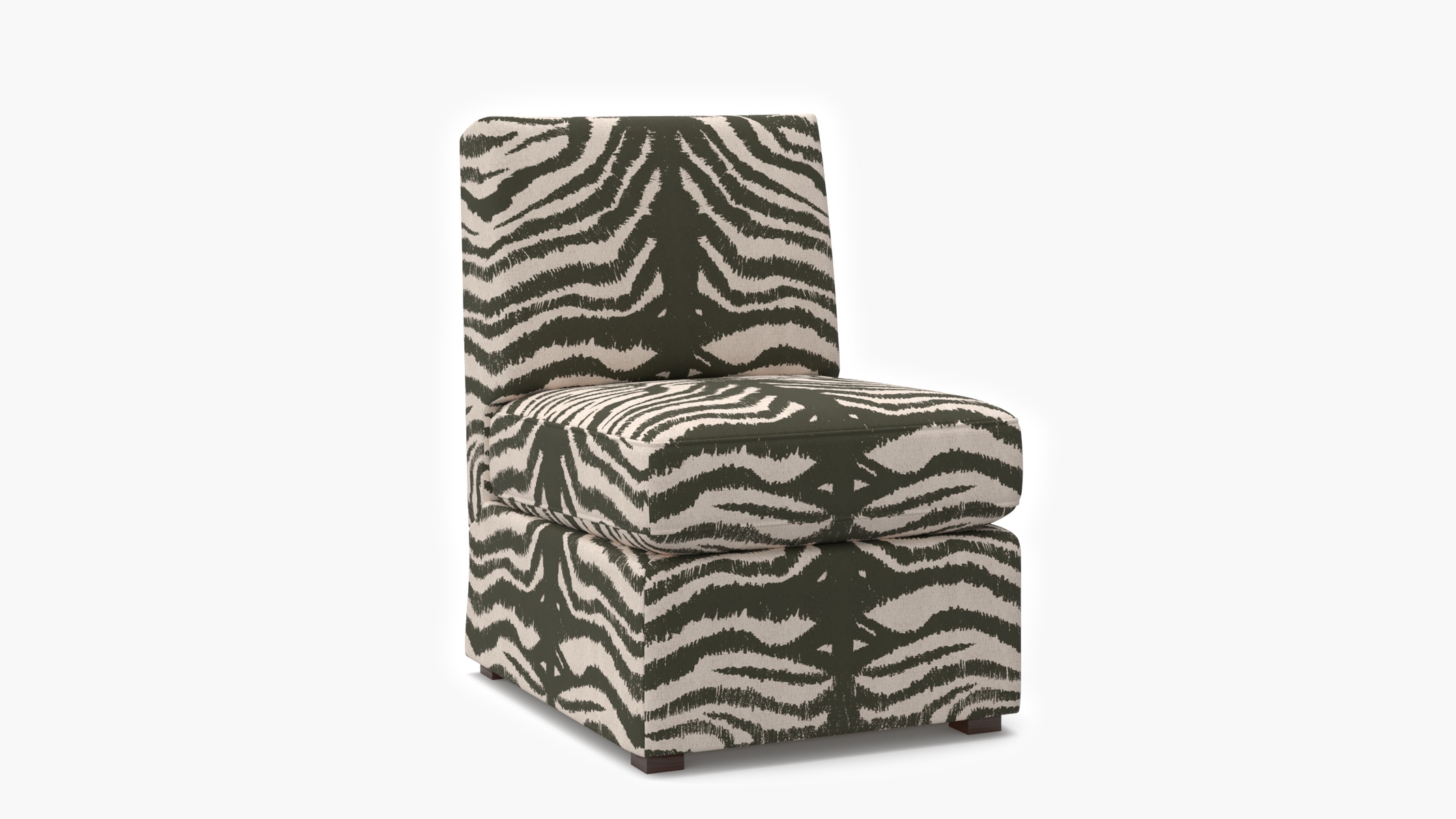 Classic Slipper Chair, Zebra - Image 1