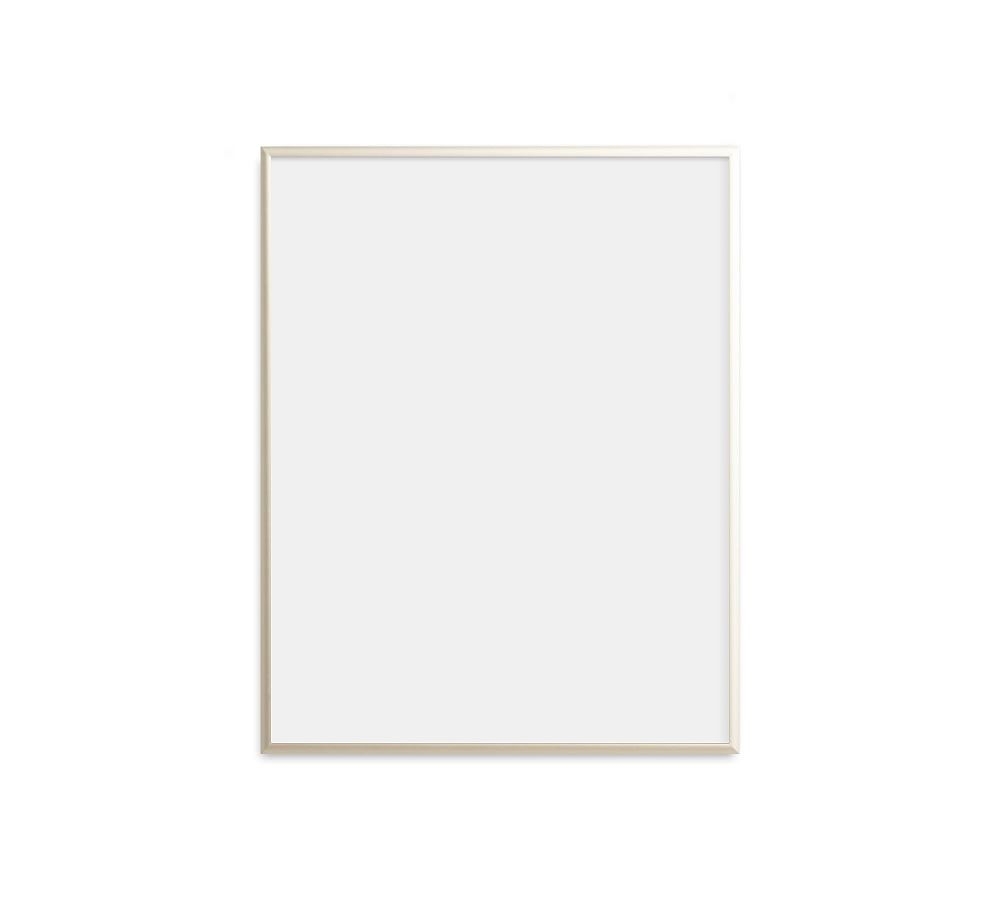 Thin Metal Gallery Frame, No Mat, 11x14 - Warm Silver - Image 0