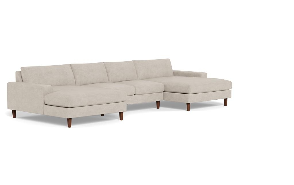 Saylor Wide Arm 3-Piece U-Sectional - Image 1