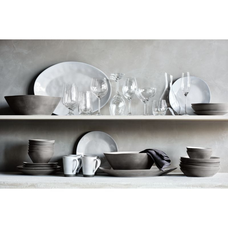 Marin White Recycled 4-Piece Place Setting - Image 1
