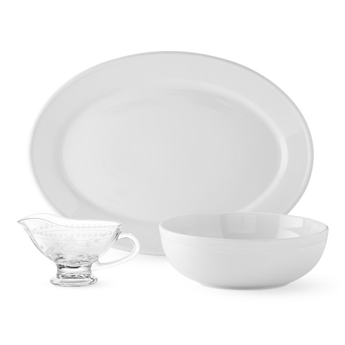 Williams Sonoma Pantry Serveware Bundle with Glass Gravy Boat, Small - Image 0