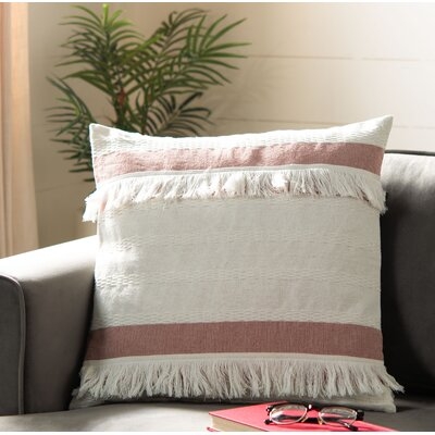 Sagunto 100% Cotton Striped Throw Pillow - Image 0