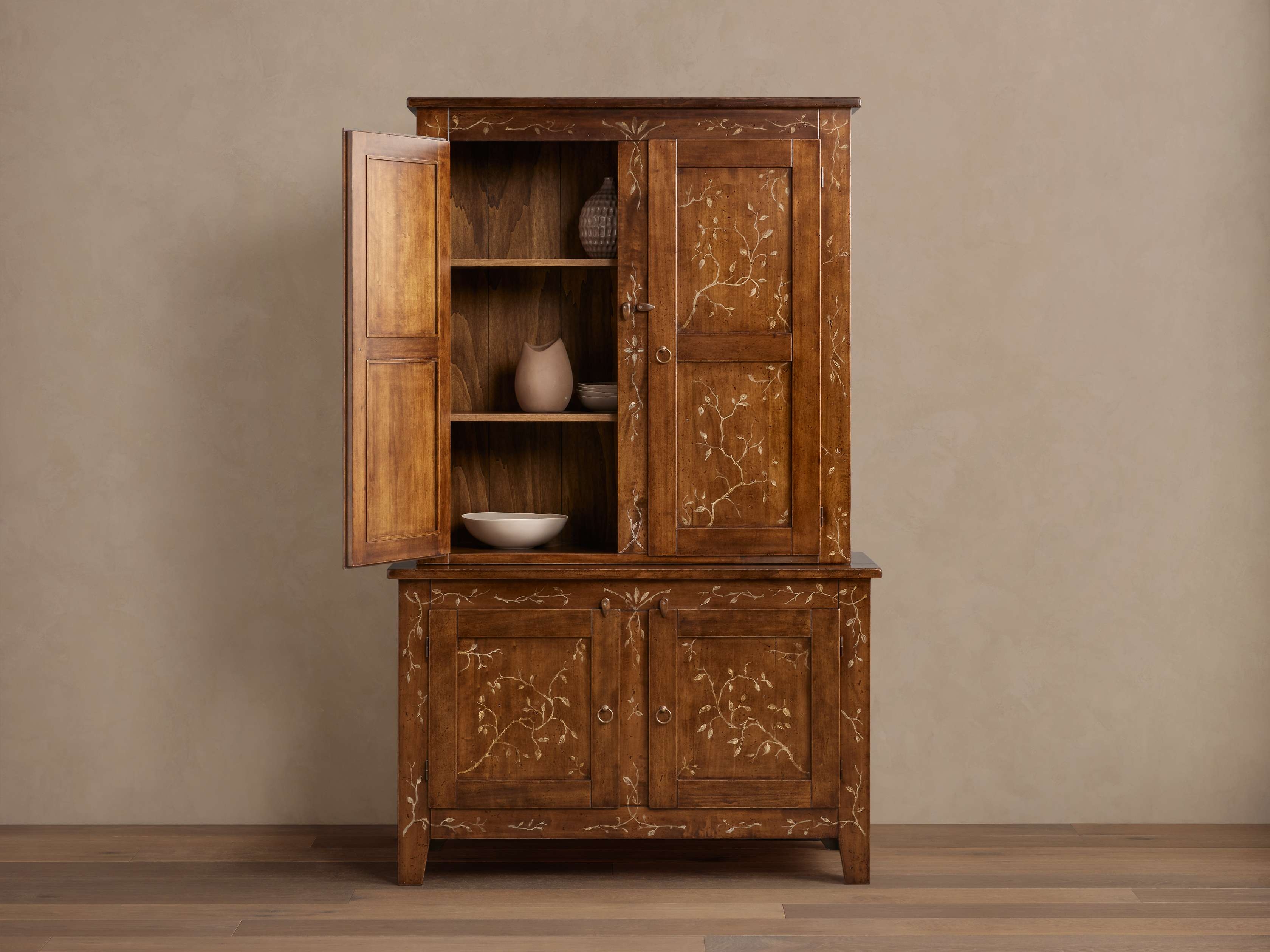 Stefania Cabinet in Wood Brown - Image 0