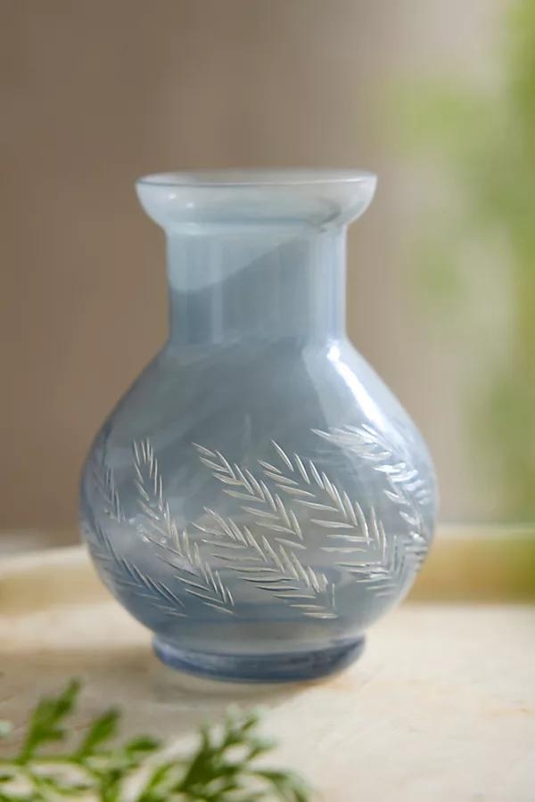 Etched Glass Bud Vase - Image 0